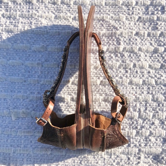 Anthropologie Jasper & Jeera Embellished Sandal Retail easy for $130 hardly worn - Picture 8 of 10